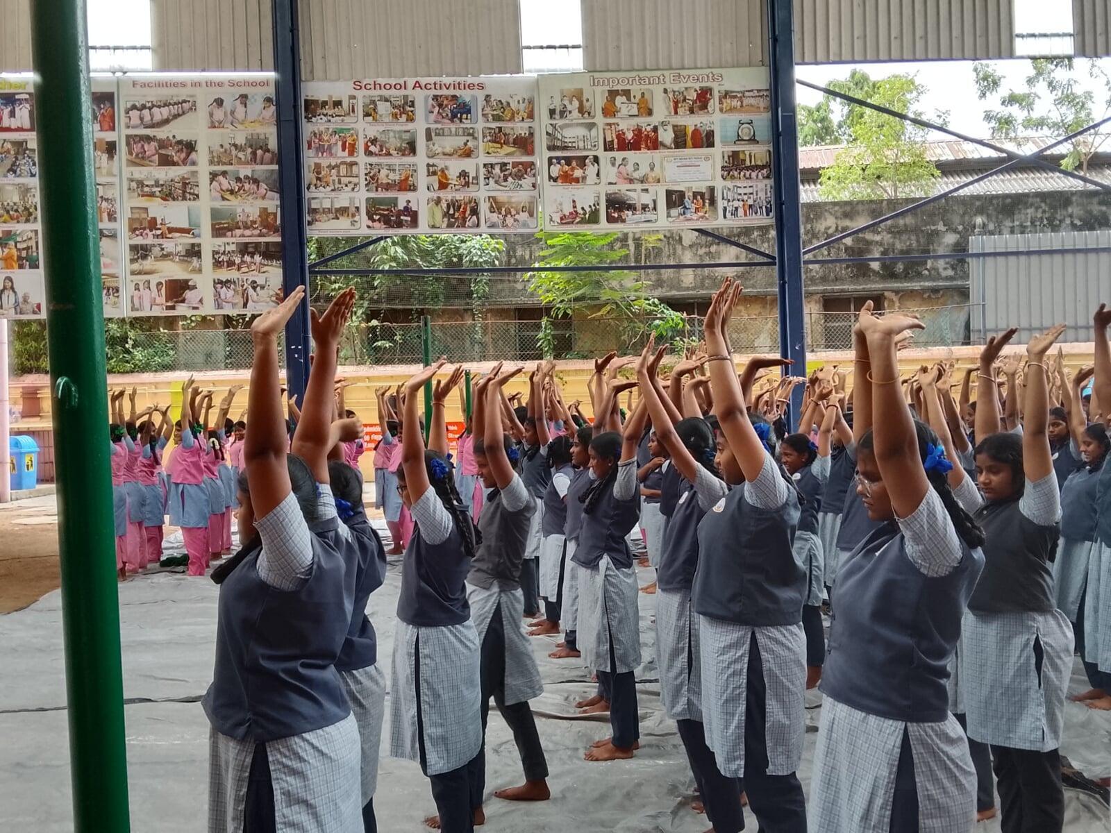 Yoga Day 2025 - RKMVCS (Photos)
